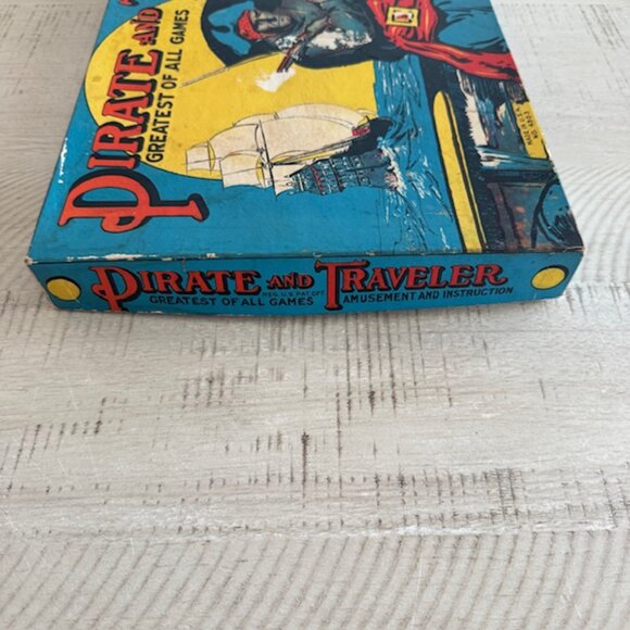 Rare, Vintage 1936 Milton Bradley Pirate and Traveler Board Game #4563 - Picture 9 of 12